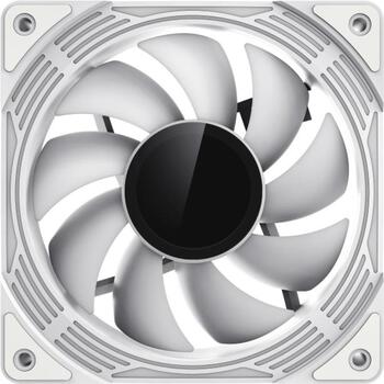 Gamemax Korpusa ventilators KF300 WH, 120mm, 31.21 dBA, 44.35 cfm, 800-1600 rpm, PWM atbalsts, ARGB ventilators (KF300 WH)