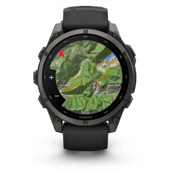 Garmin смарт-часы Fenix 9 010-04762-11, 47мм, AMOLED, 454x454px, 64ГБ, 16 дней, 10ATM, титан, сапфир, GPS, Bluetooth, Wi-Fi (010-04762-11)