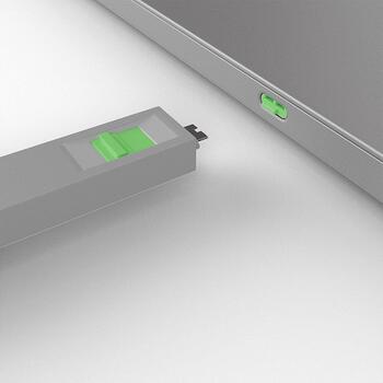 Lindy USB Type C блокиратор порта 40426 упаковка из 4 шт., Зеленый, 14.52x112.5x11.25mm, Вес 0.01kg (40426)