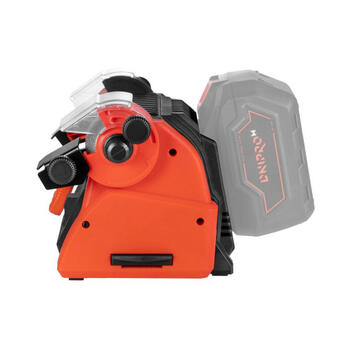Akumulatora divu ripu slīpmašīna 20V 1x4.0Ah DBG-200-140A DNIPRO-M (08460140A)