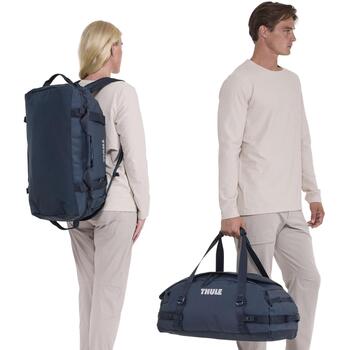 Thule Спортивная сумка 3205590, 40L, 1.4kg, полиэстер, темно-синий, 56x32x25.5cm, 2-в-1 дизайн, водоотталкивающий (3205590)