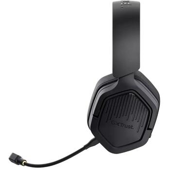 Trust Беспроводные игровые наушники 25491, 280g, 20h, 50mm, 104dB, Bluetooth, съемный микрофон, 2 динамика (25491)