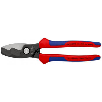 Kabeļu knaibles ar dubultu griešanas malu D20mm/70mm2 9512200 KNIPEX (95 12 200)