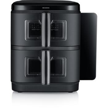 Severin Gaisa fritieris FR 002468, 2800W, 2 grozi, 9 programmas, 2x5.5l, skārienekrāns, mazgājamas daļas (FR 002468)