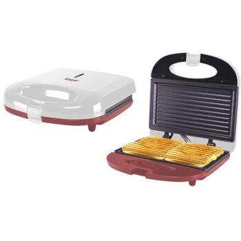 Beper Sendviču tosteris P101TOS010, 750W, 2 sviestmaizes, 22x12cm, kvadrāts, temperatūras indikators, neslīdošas kājiņas (P101TOS010)