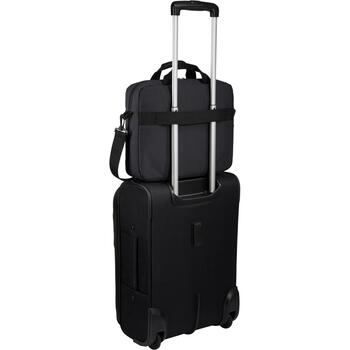 Case Logic 4650 Huxton Attache 14 HUXA-214, портфель, 35,6 см, полиэстер, черный, молния, передний карман, отделение для планшета (3204650)