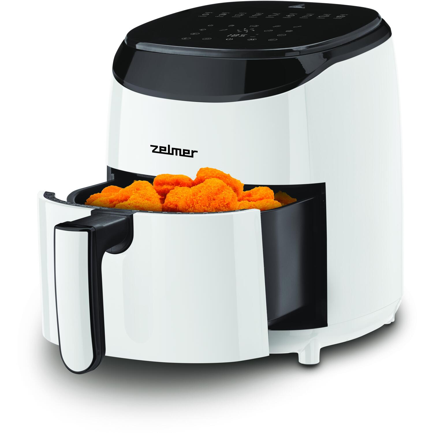 Zelmer Gaisa fritieris ZAF3551W 72805694P, 1200 W, 3.5 l, 9 programmas, automātiskā temperatūra, neslīdošas kājas (72805694P)