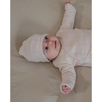 Lodger Beanie Pointelle детская шапка BEP 023_0-6, 0-6M, розовая, 100% органический хлопок, Oeko-Tex (BEP 023_0-6)