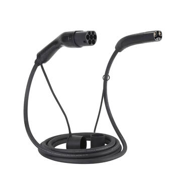 EV Charge Premium EU CE универсальный зарядный кабель 22 кВт, 32A, Type 2 – Type 2, длина 7.5 м, чёрный (AUX3275T2)