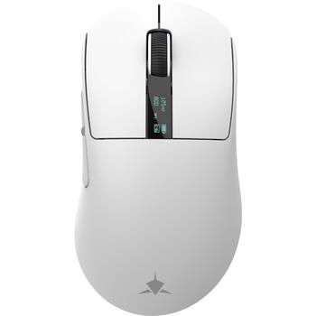 White Shark Мышь GAWAIN-W, 500mAh, 12000DPI, 56g, 5 кнопок, зарядка USB-C, Bluetooth 5.2, RF 2.4 GHz (GAWAIN-W)