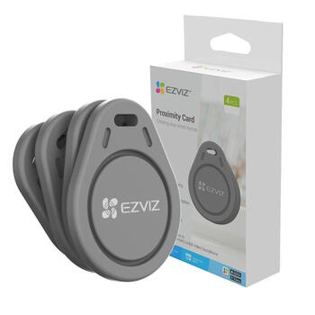 Ezviz CS-DL-IC-CPU-R200, комплект из 4 карт proximiti, 13.8-14.4 МГц, 106 кбит/с, шифрованные, защита от копирования (CS-DL-IC-CPU-R200)