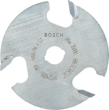 Diskveida gropju frēze 8 mm, D1 50,8 mm, Rokas frēzēm, malu frēzēm DISKVEIDA GROPJU FRĒZE EXPERT FOR WOOD, 2608629388, BOSCH (2608629388)