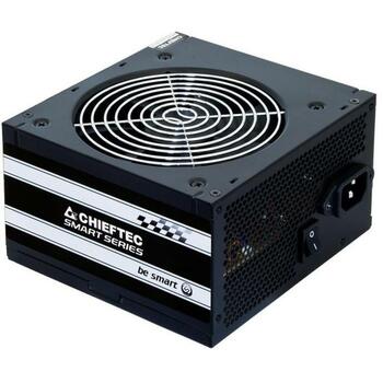 Chieftec Datora barošanas bloks GPS-400A8, 400W, 230V, 47-63Hz, 20+4 pin ATX, 3xSATA, 1x6+2 pin PCIe, melns (GPS-400A8)