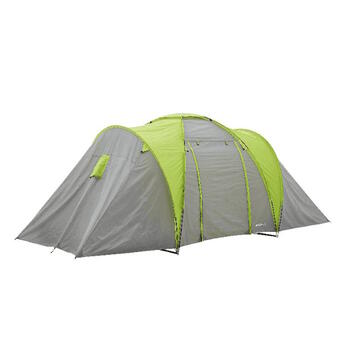 Kempinga telts atpūtai un ceļošanai 4 personām 460x220x190cm Zila 9106068 BESK (9106068)
