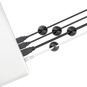 Sbox Держатель для кабелей CCP-301, 29 x 15mm, 4шт, TPR (CCP-301)