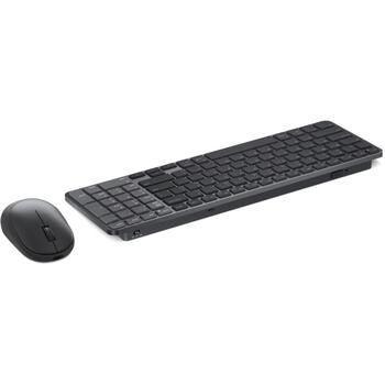 Dell Pro 7 перезаряжаемая компактная клавиатура и мышь - KM746, 2.4 GHz, беспроводная, Bluetooth, США международная, графит (580-BDSC)