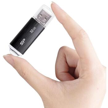 Silicon Power Ultima U02 USB флеш-накопитель 32 ГБ, SP032GBUF2U02V1K, 32 ГБ, USB Type-A, 2.0, черный, 1 шт (SP032GBUF2U02V1K)