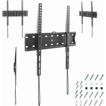 Gembird sienas stiprinājums WM-55F-02, atbalsta 32-55'' televizorus, VESA 200x200-400x400 mm, maksimālā slodze 40 kg (WM-55F-02)
