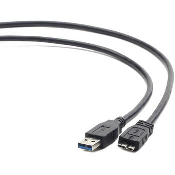 Gembird kabelis USB3 AM-MICRO BM 1.8m, 600 MBps, saderīgs ar USB 2.0 (CCP-MUSB3-AMBM-6)