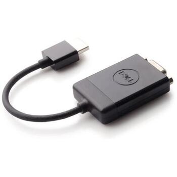 Dell адаптер HDMI на VGA 470-ABZX, HDMI - мужской, HD-15 (VGA) - женский, черный (470-ABZX)