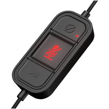 Kensington austiņas H2000 K83451WW, USB-C, vadu, virsauss, binaurālās, mikrofons ar trokšņu slāpēšanu, 40 mm draiveri, 1 (K83451WW)