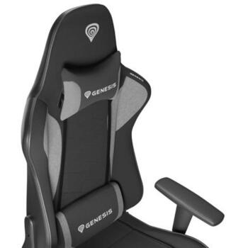 Genesis Игровое Кресло Nitro 440 G2, NFG-2067, Черный/Серый, 21кг, эргономичное, регулируемые подлокотники (NFG-2067)