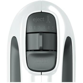 Tefal HT460138 Prep'Mix ручной миксер, 500 Вт, 5 скоростей, турборежим, белый/серый (HT460138)