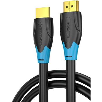Vention HDMI kabelis 0.75M AACBE, 4K 60Hz, 18 Gbit/s, 3D, zelta savienotāji, melns (AACBE)