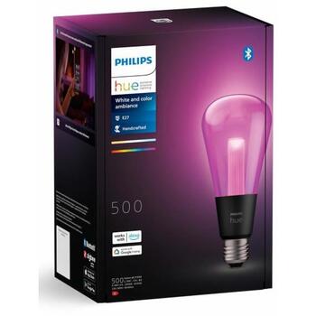 Philips Hue умная лампа Lightguide ST72 8719514419391, E27, 6.8W, 500lm, 2000-6500K, LED, Bluetooth, Zigbee, цветная (8719514419391)