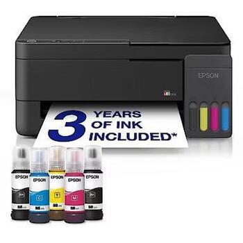 Epson Многофункциональный струйный принтер EcoTank L3310 C11CL61401, A4, 5760x1440 dpi, 33 ppm, 15 ppm, Wi-Fi, USB 2.0 (C11CL61401)