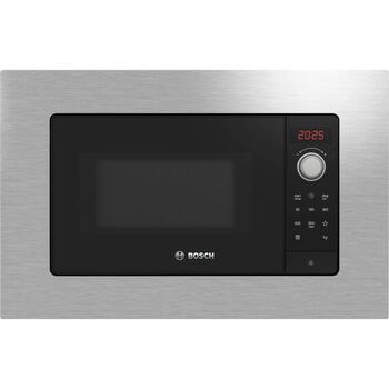 Bosch СВЧ-печь BFL623MS3, 800 W, 20 L, нержавеющая сталь, AutoPilot 7, помощь в очистке, блокировка от детей (BFL623MS3)