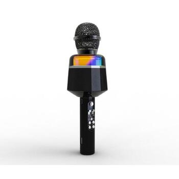 Gembird Bezvadu karaoke mikrofons MICBT-01-BK, 3.5mm, Bluetooth, BT frekvence 2.402-2.480 GHz, akumulators, līdz 10 m (MICBT-01-BK)