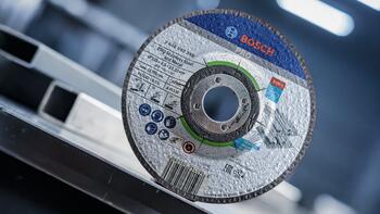 Mazām leņķa slīpmašīnām PRO STAINLESS STEEL AND METAL 3-IN-1 DISKS AR SAISTVIELĀM BOSCH 2608602388 (2608602388)