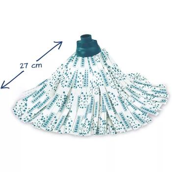 LEIFHEIT Classic Mop 1056796, grīdas uzkopšanas komplekts, 12l spainis, 1,2m kāts, viskozes uzgalis (1056796)