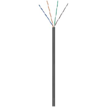 Goobay Āra tīkla kabelis, CAT 5e U/UTP, 57196, 100m, āra, UV izturīgs, ūdensizturīgs, CCA vadītāji (57196)