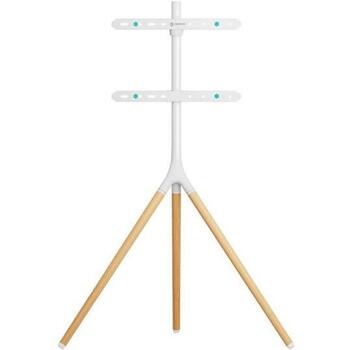 Onkron TV statīvs TS1220-W, 32-65'', 35 kg, VESA 100x100-400x400 mm, augstuma regulēšana 700-1200 mm, 360° pagrieziens, balts (TS1220-W)