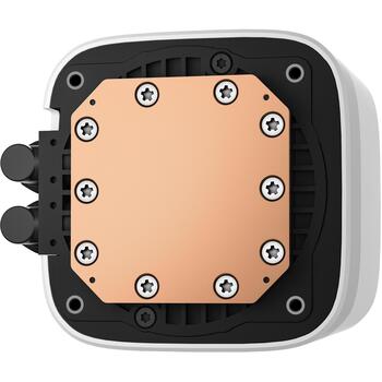Deepcool Procesora šķidruma dzesētājs LE240 WH V2 R-LE240-WHAMMN-G-2, 240mm, 75.89cfm, 31.6dBA, 2 ventilatori, PWM atbalsts (R-LE240-WHAMMN-G-2)