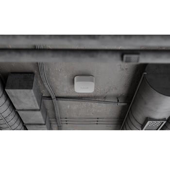 Ajax LifeQuality bezvadu gaisa kvalitātes sensors Jeweller CO₂/temperatūras/mitruma sensori SmartBracket stiprinājums 1700 m radio diapazons autonoms 52273 balts (52273)