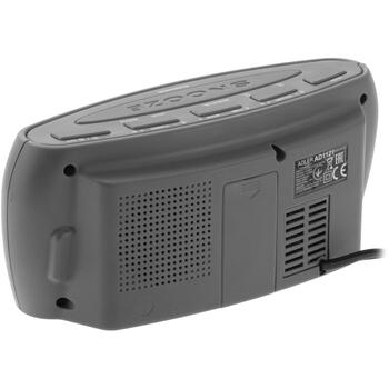 Adler будильник-радио AD 1121 S, 230V, 2 будильника, AM/FM, 1,8