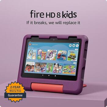 Amazon Fire HD8 Kids Tablet (2024) 3GB/32GB Grape (B0CVDWHGG5)