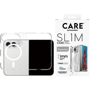 PanzerGlass Care | Back cover | iPhone Duo | Apple | Recycled plastic | Transparent (CR12569)