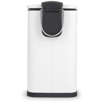 Beldray Мусорное ведро с педалью LA036690WHTPEU7, 5л, белое, 1 отсек, металл, педаль, крышка (LA036690WHTPEU7)