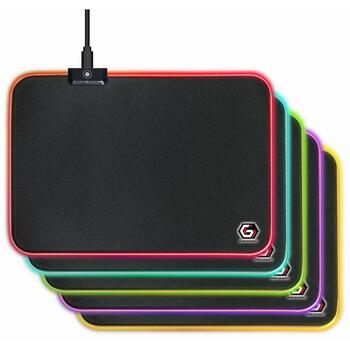 Gembird peles paliktnis MP-GAMELED-M, 250mm, 350mm, 4mm, 5V, RGB LED, 10 gaismas režīmi, neslīdoša pamatne (MP-GAMELED-M)