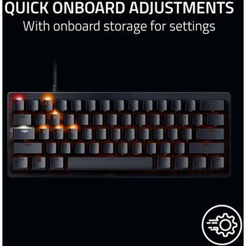 Razer | Huntsman V3 Pro Mini | Gaming Keyboard | Wired | US | Black (RZ03-04990100-R3M1)