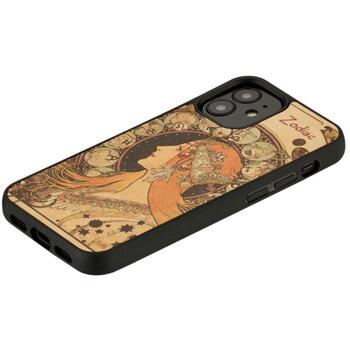 Man&Wood чехол M8570B, совместим с Apple iPhone 12 mini, 5.4, дерево, поликарбонат, с изображением (M8570B)