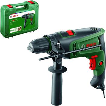 Bosch UniversalImpact 730 Ударная дрель, 0603313420, 730 Вт, 17 Нм, 50-3200 об/мин, 48000 уд/мин, 14 мм бетон, 30 мм дерево (0603313420)
