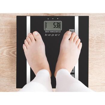 Beper Vannas istabas svari 40.808A, 180kg, 10 lietotāju atmiņa, LCD displejs, automātiska izslēgšanās (40.808A)