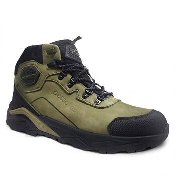 Pesso darba zābaki NEXUS-46, 46, S3S SR FO ESD, kompozītmateriāla purngals, Kevlar starpzole, nubuka āda (NEXUS-46)