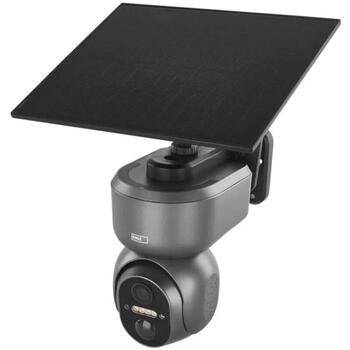 Emos IP камера, GoSmart Уличная камера IP-6000 OWL H4058, 3MPx, 105°, IP65, 4G/LTE, Li-ion 10 400 mAh, солнечная панель (H4058)