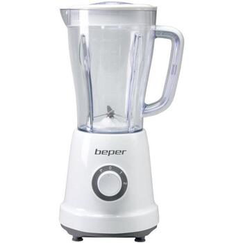 Beper Настольный блендер P102FRU500, 500 Вт, 1,5 л, 4 лезвия, 2 скорости, крышка с отверстием (P102FRU500)